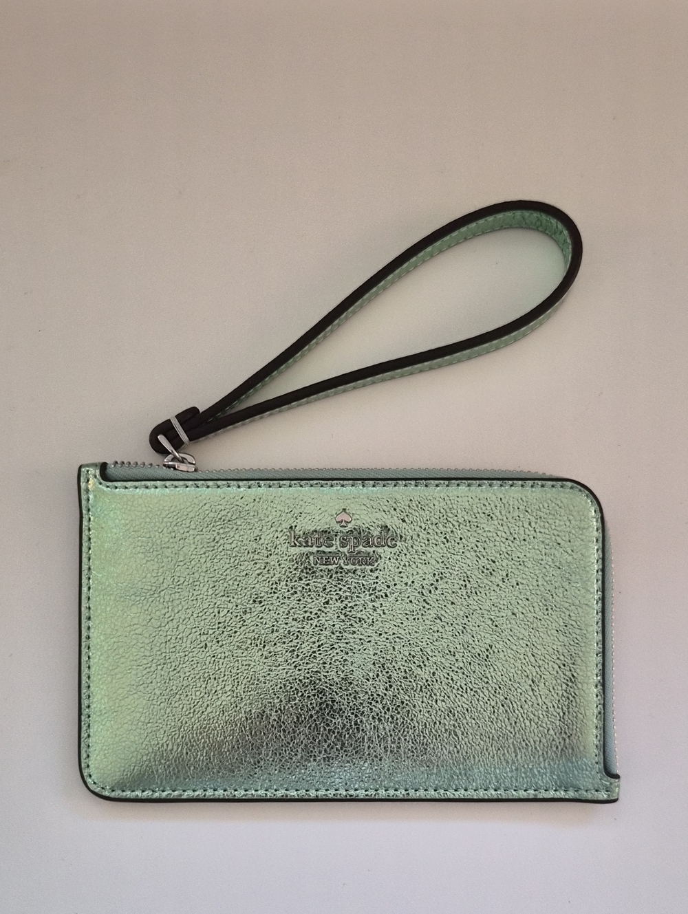 Kate Spade Metallic Leather Wristlet